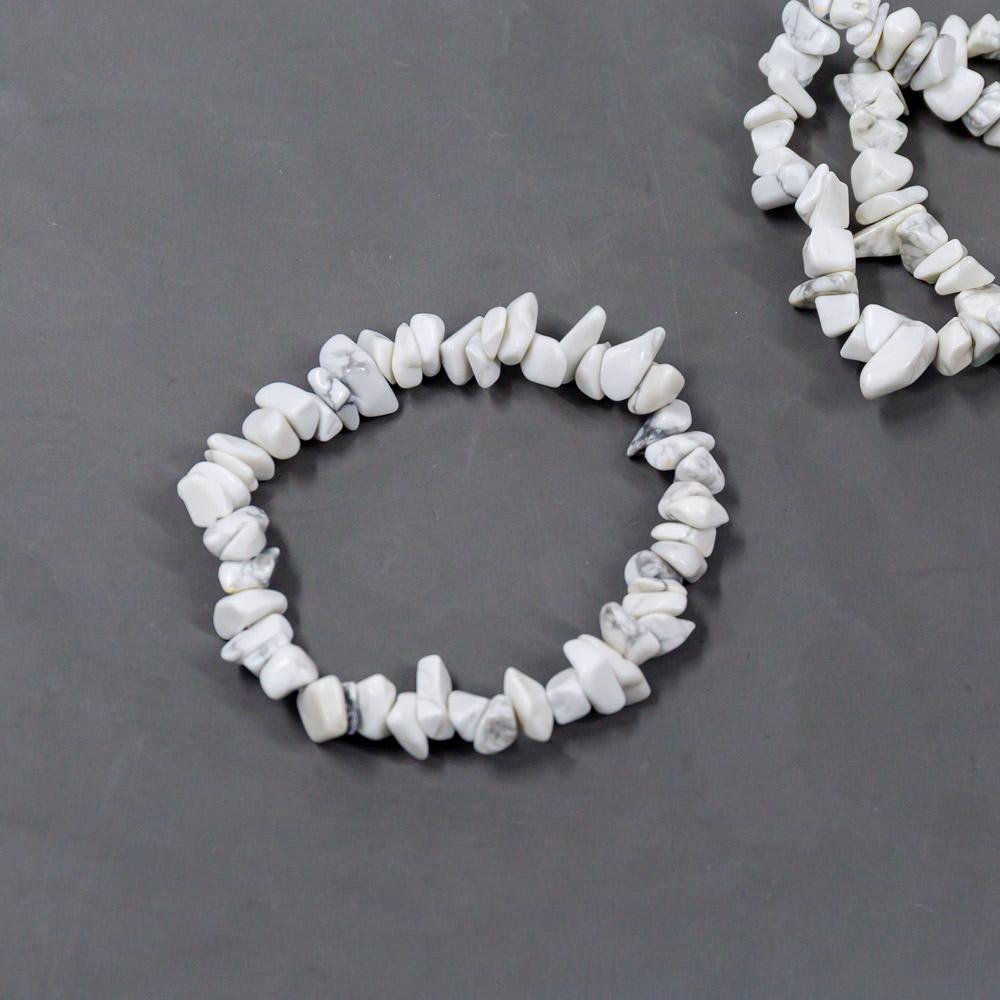 【Chips Bracelet 】Howlite