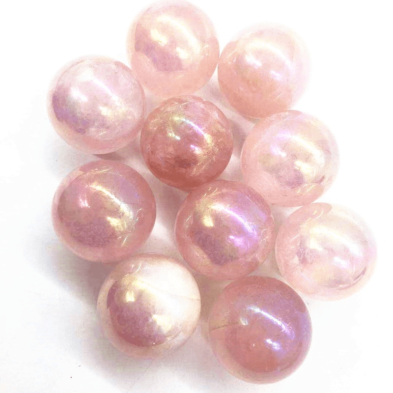 Angel Aura Rose Quartz Ball