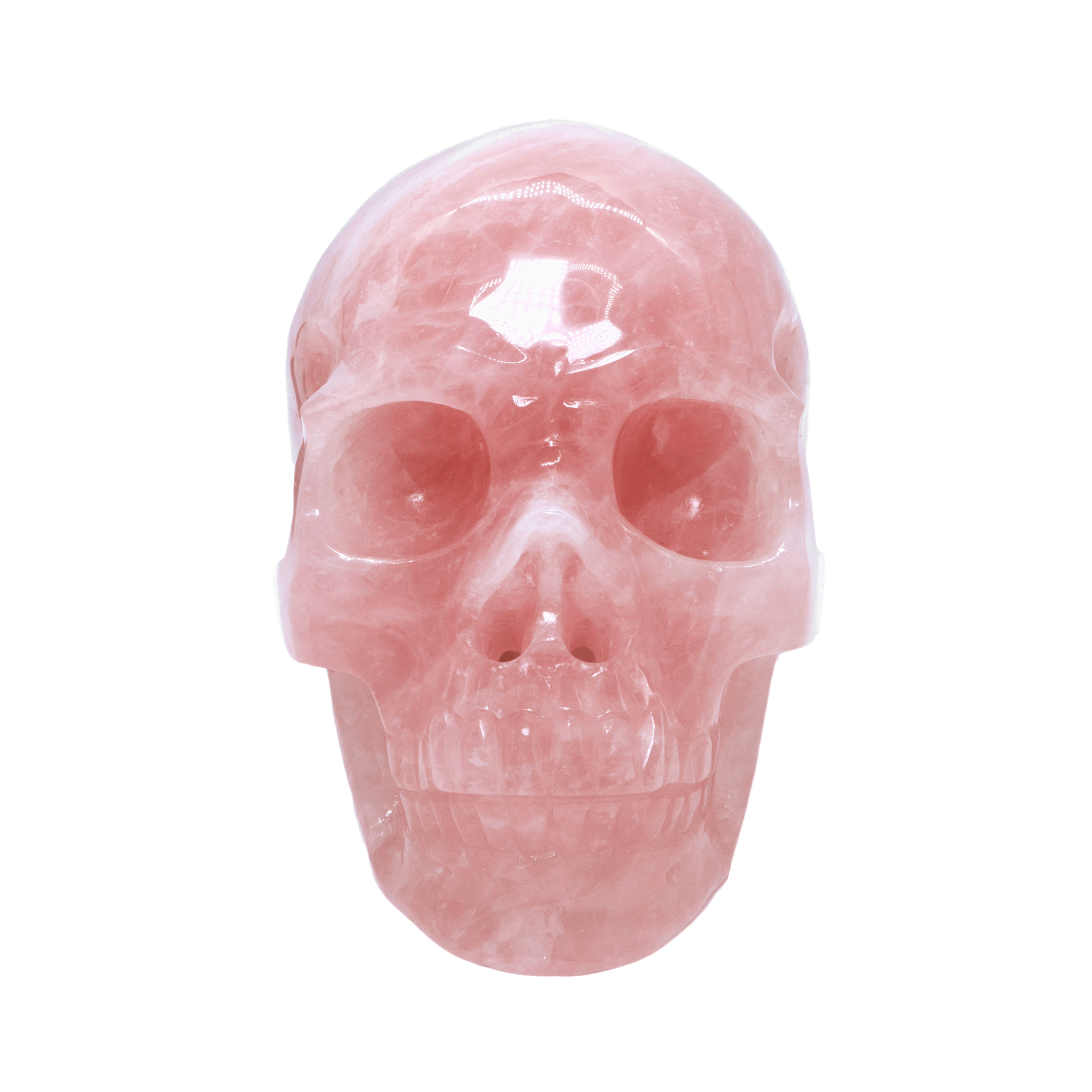 Rose Quartz Skull