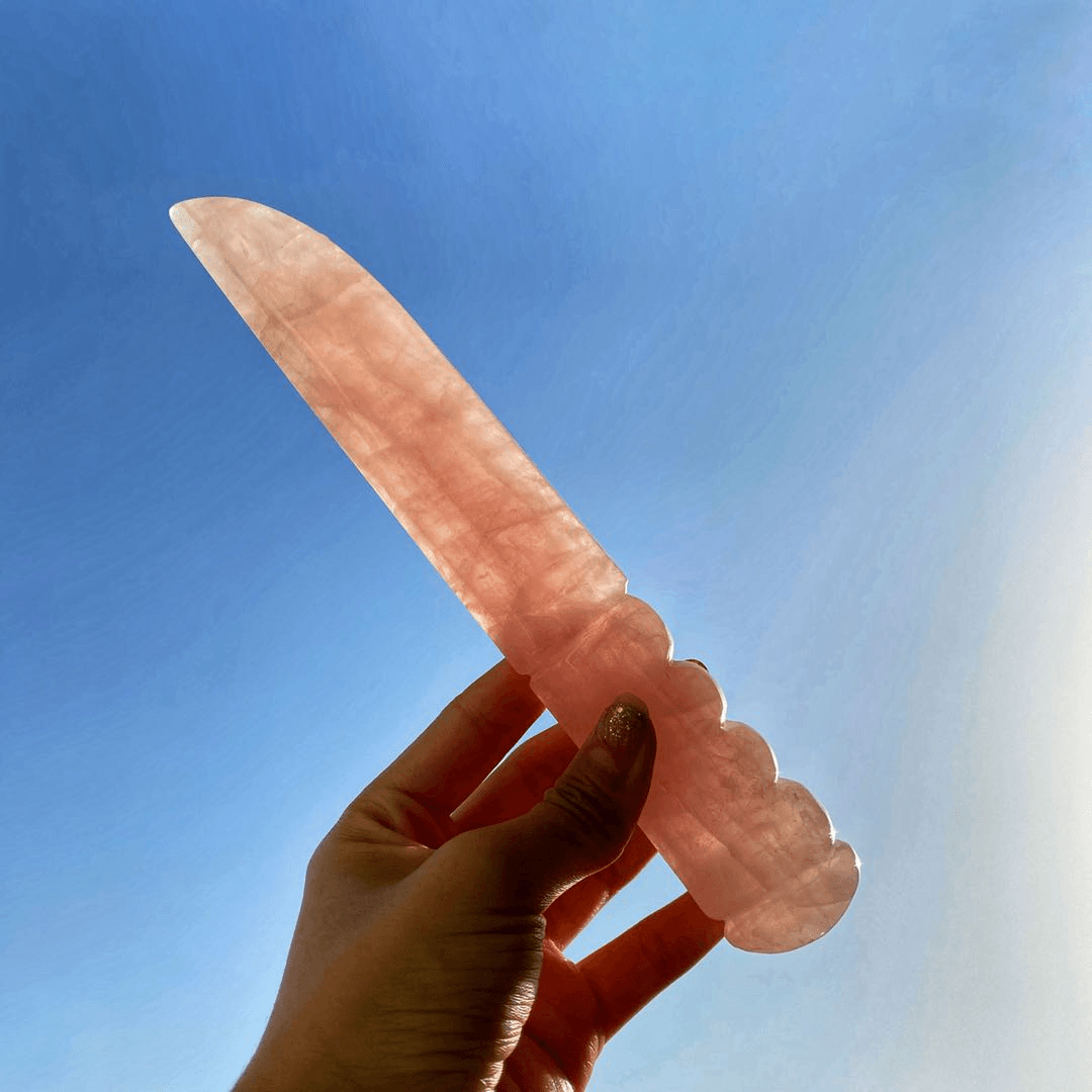 Rose Quartz Knife