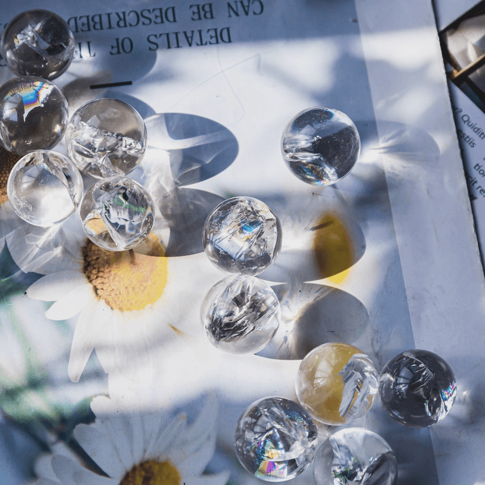 Rainbow Clear Quartz Small Ball