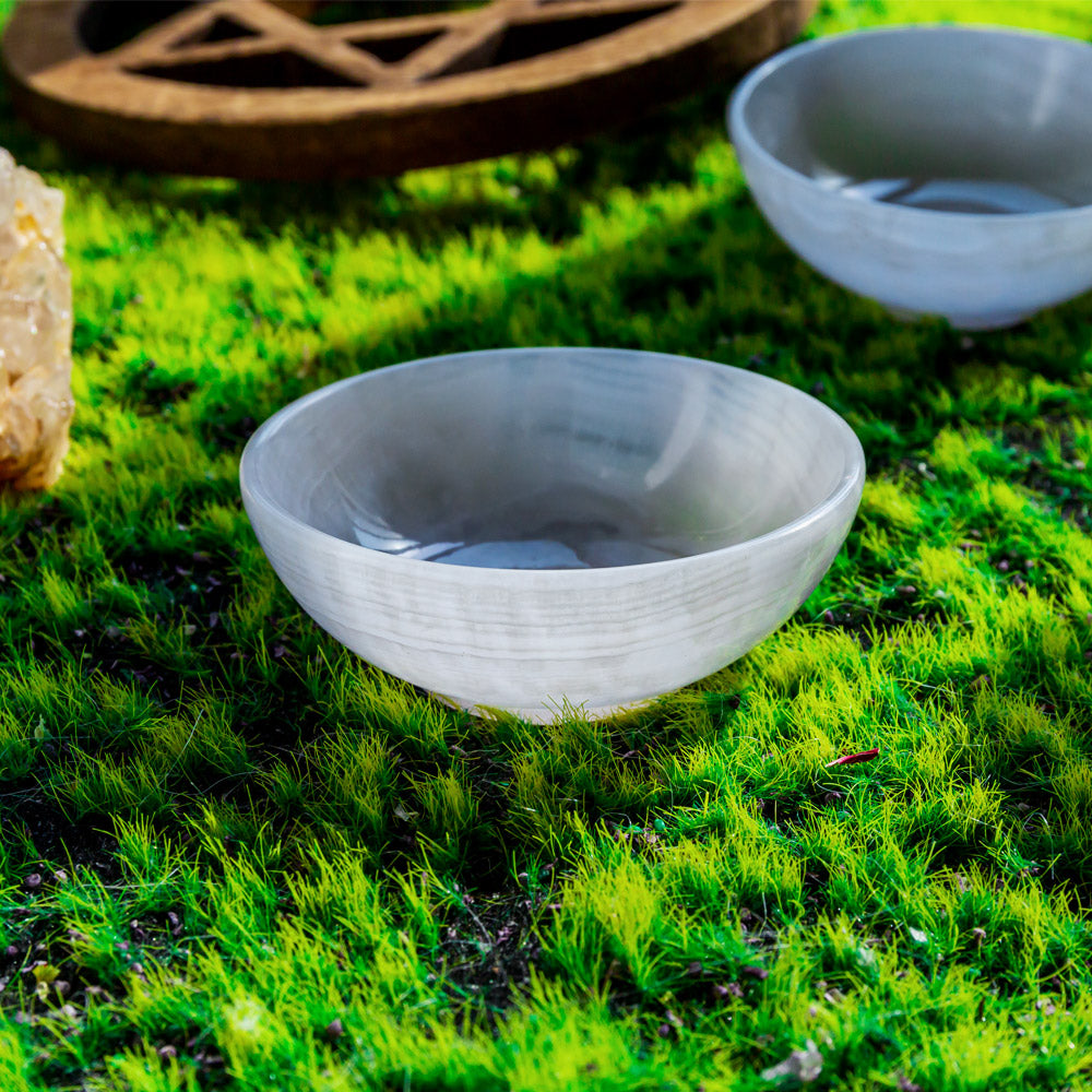 Pink Aragonite Bowl