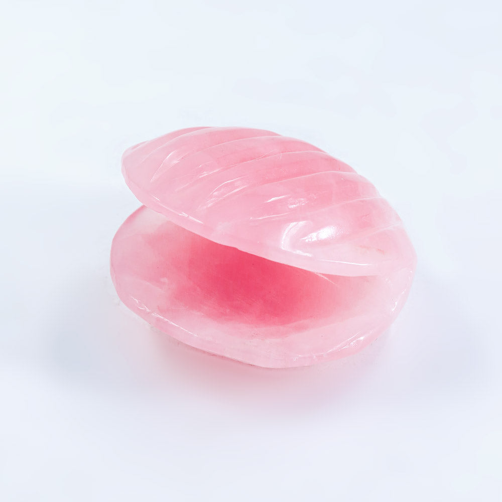 Rose quartz conch