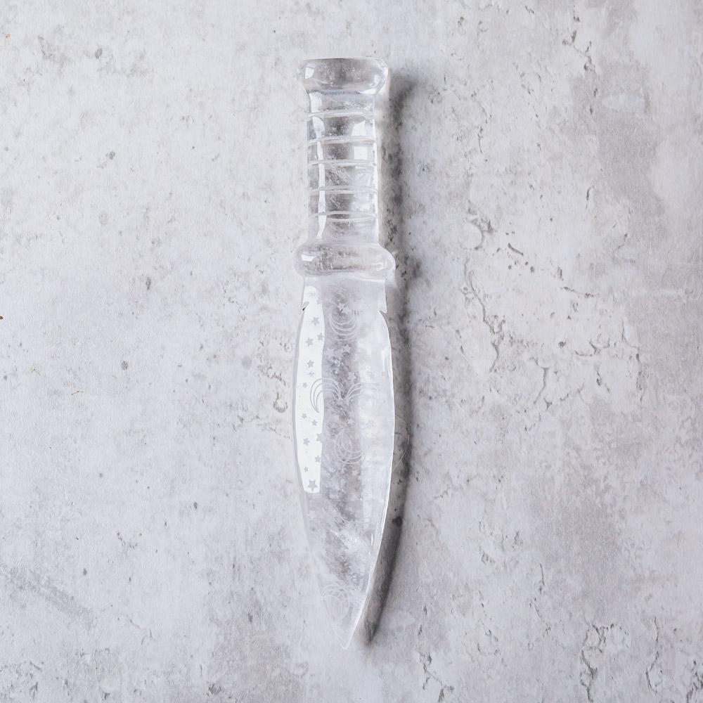 Crystal daggers/knife with moon phase