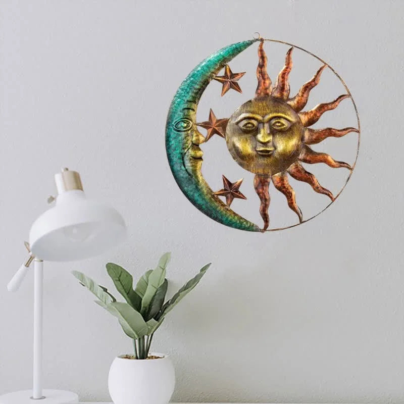 Sun Moon Face Wall Decor