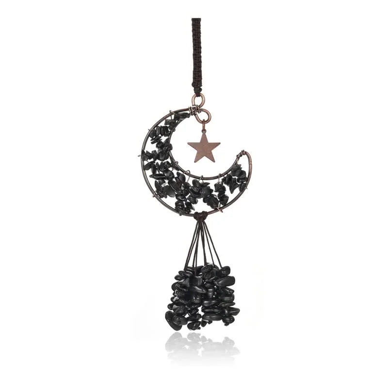 Moon And Star Chakra Crystal Wind Chime